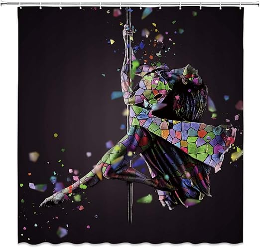 Amazon Com Dachengxing Woman Sexy Dancing Shower Curtain Charming