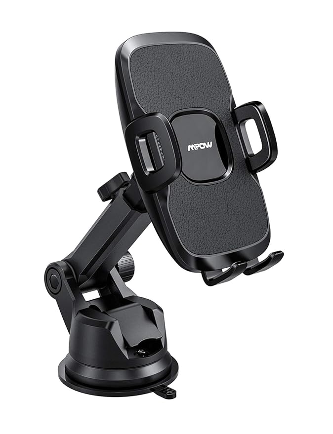 Mpow Dashboard Car Mount Holder, Stable Windshield/Desk Car Phone
