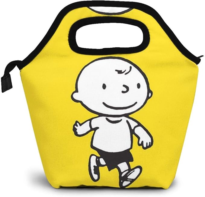 Charlie BrownPeanuts Reusable Insulated Lunch Bag Tote Bag Lunch For