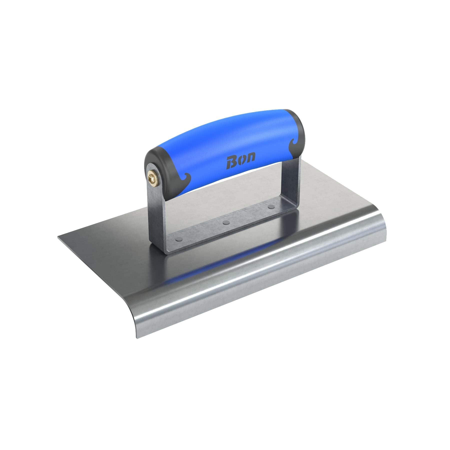 Bon 62-465 8/4-inch Stainless Steel Concrete Sidewalk Edger with 3/4-inch Radius and 7/8-inch Deep Comfort Grip Handle