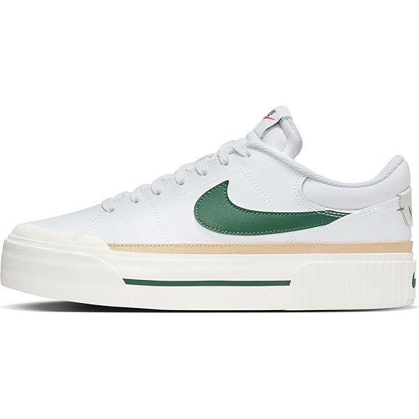Amazon.com | WMNS Court Legacy Lift - Size 9.5 US - White/Coconut