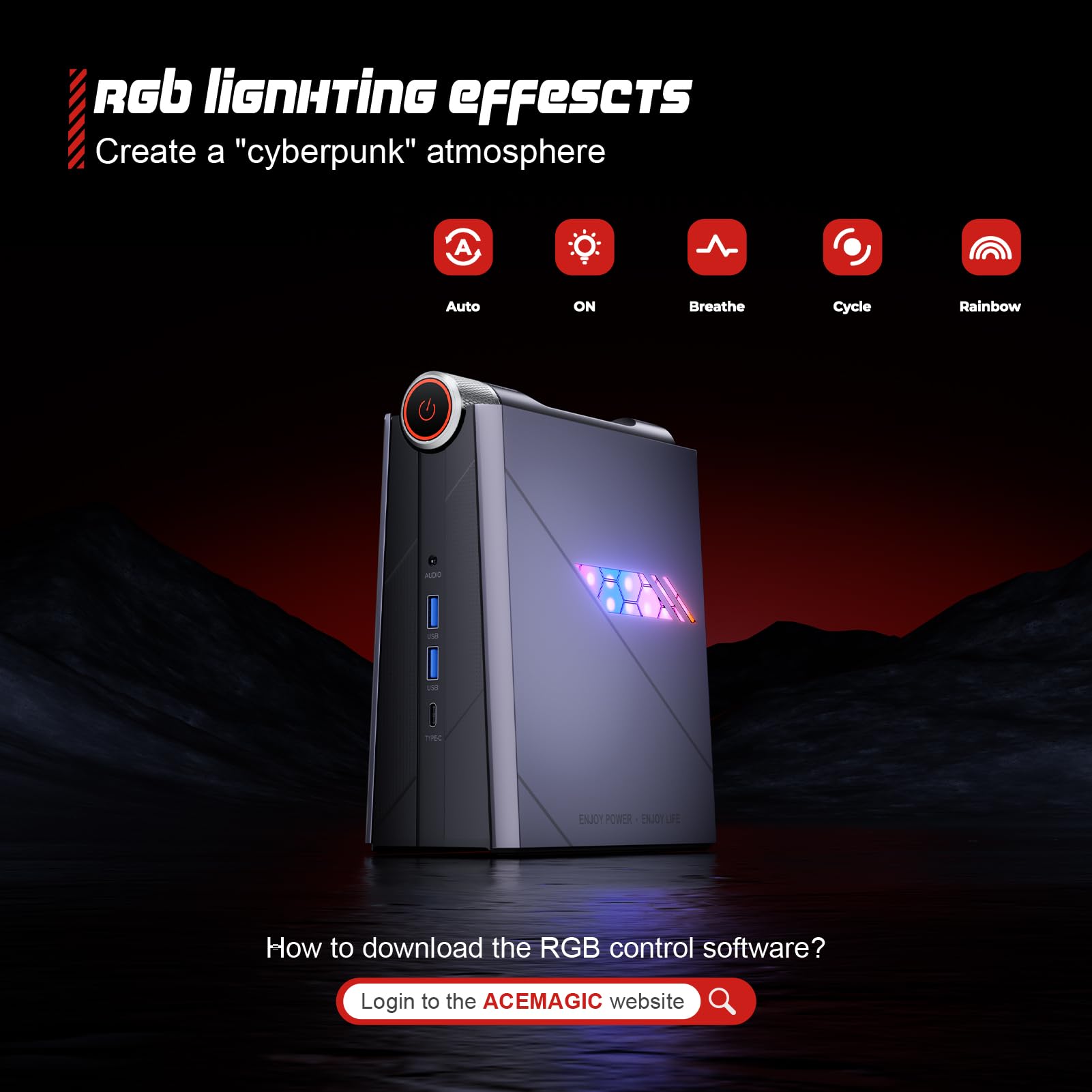 Mua ACEMAGIC Mini PC Gaming PC-Computer: Core i7-11700B (8C/16T,up