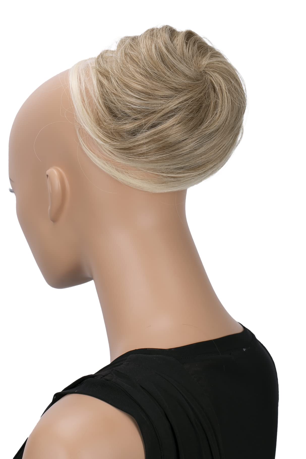 CAISHA Bun Hairpiece Ponytail Hepburn-Bun Scrunchie Updo Blond Mix DC17
