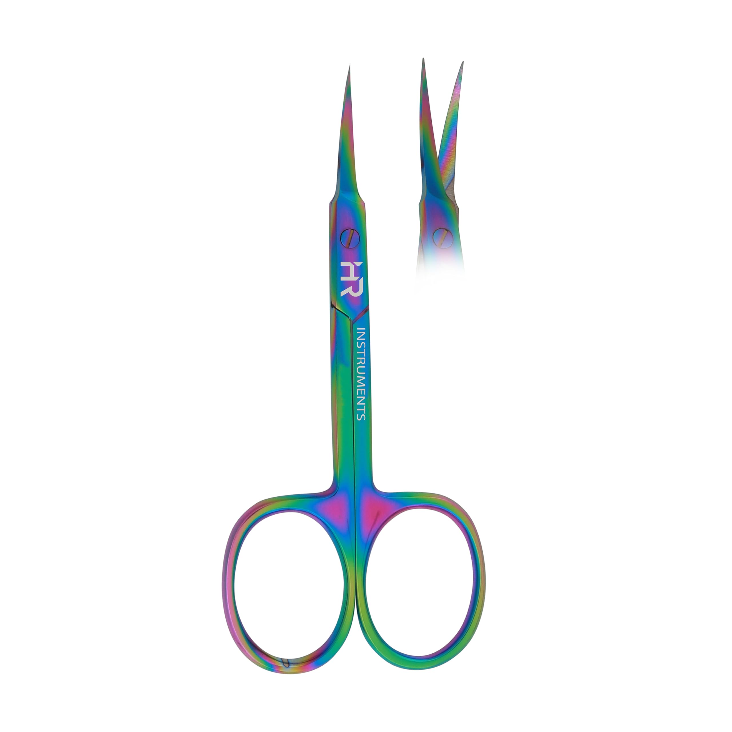 Professional Cuticle Scissors, Stainless Steel Manicure Scissors, Multi-Purpose Small Eyebrow, Cuticles, Dead Skin, Eyebrows, and Eyelashes for Women and Men (Cuticle Scissors)
