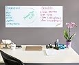 Dry Erase Board - Self-Adhesive Peel and Stick Paper Roll Sheets - Easily Adheres to Any Wall or Surface - White, Set of 2, 17.7 x 39.25 In and 17.7 x 78.75