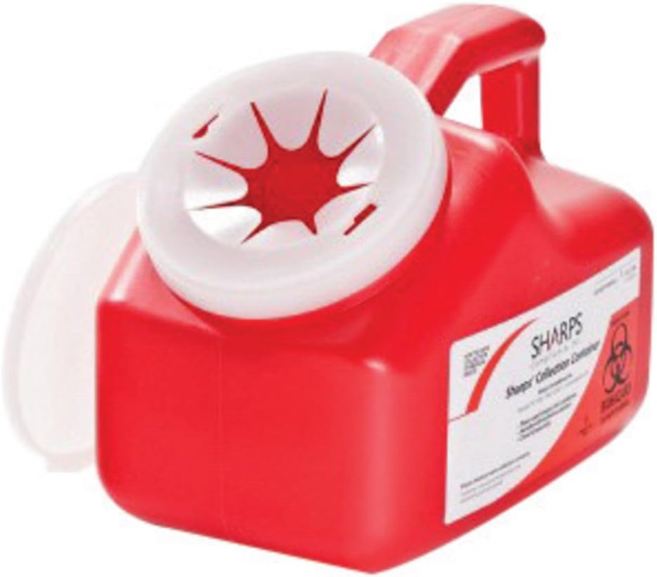 Sharps 1 Gallon Non-Mailable Needle Disposal Conta