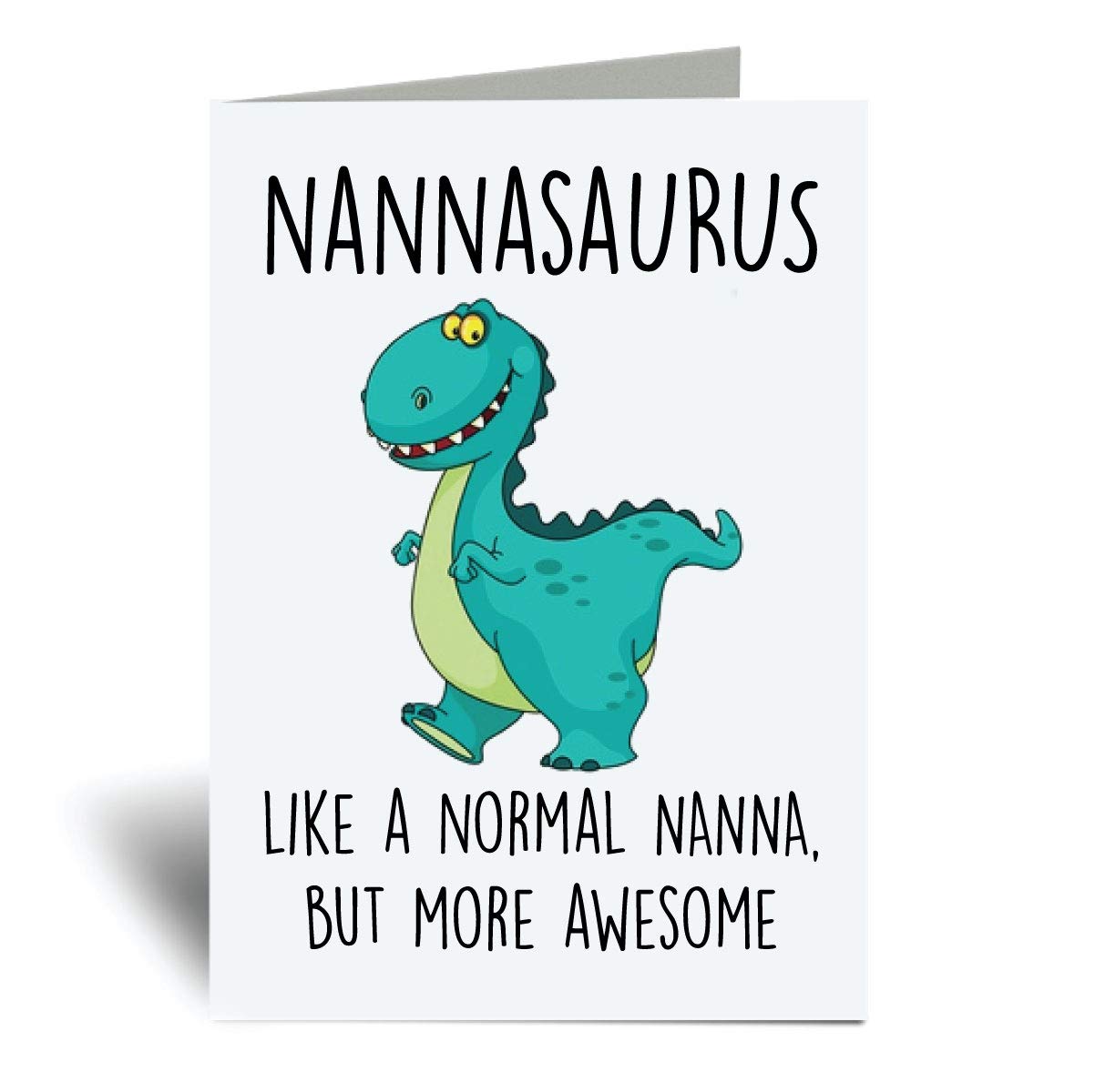 60 Second Makeover Limited Nannasaurus Greeting Cards Nanna Birthday Gifts Dinosaur Mothers Day Nanna Gifts Funny Birthday Cards Notecards With Envelopes Present Message