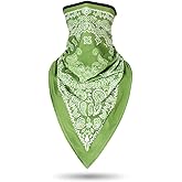 LKXHarleya Bandanas Headband Quick Dry UV Protection Windproof Multifunctional Paisley Print Balaclava