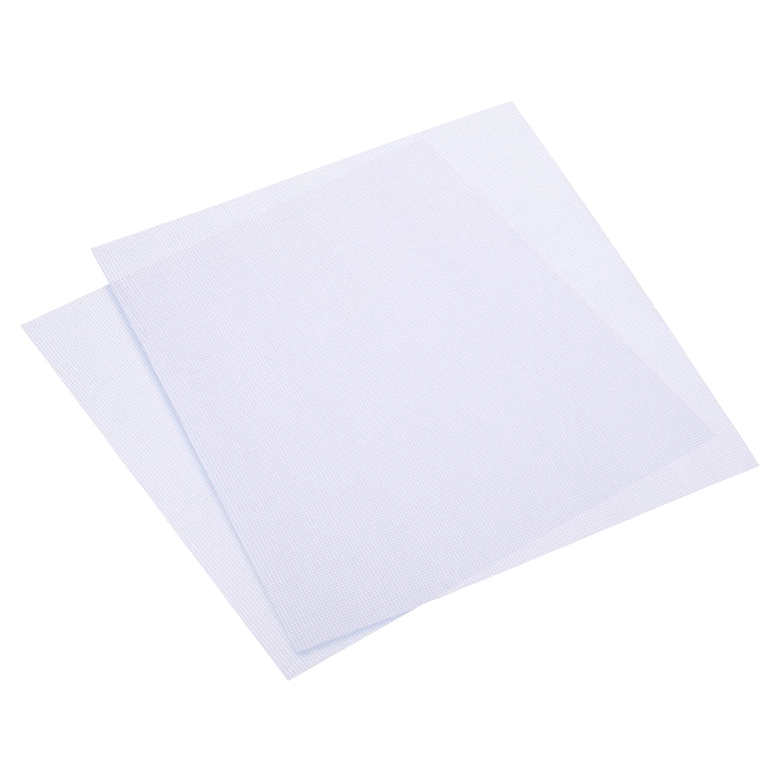 PATIKIL 14 Count Cross Stitch Cloth 20" x 20", 2 Pack Embroidery Cotton Fabric for DIY Needlework, White
