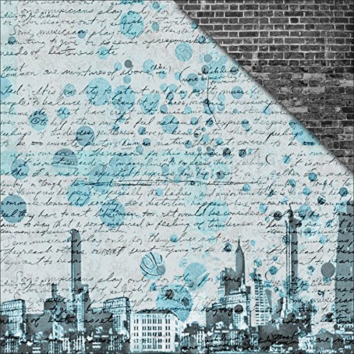 FabScraps Teens Double-Sided Cardstock x 12-inch Staycation, Acrylic, Multicolour, 32.38x30.48x0.02 cm