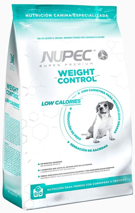 Nupec Comida para Perros Weight Control, Sabor a Carne, 15 kg Amazon