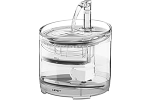 NPET Cat Water Fountain WF050TP 1.5L Automatic Pet Drinking Fountain with Replacement Faucet Kit
