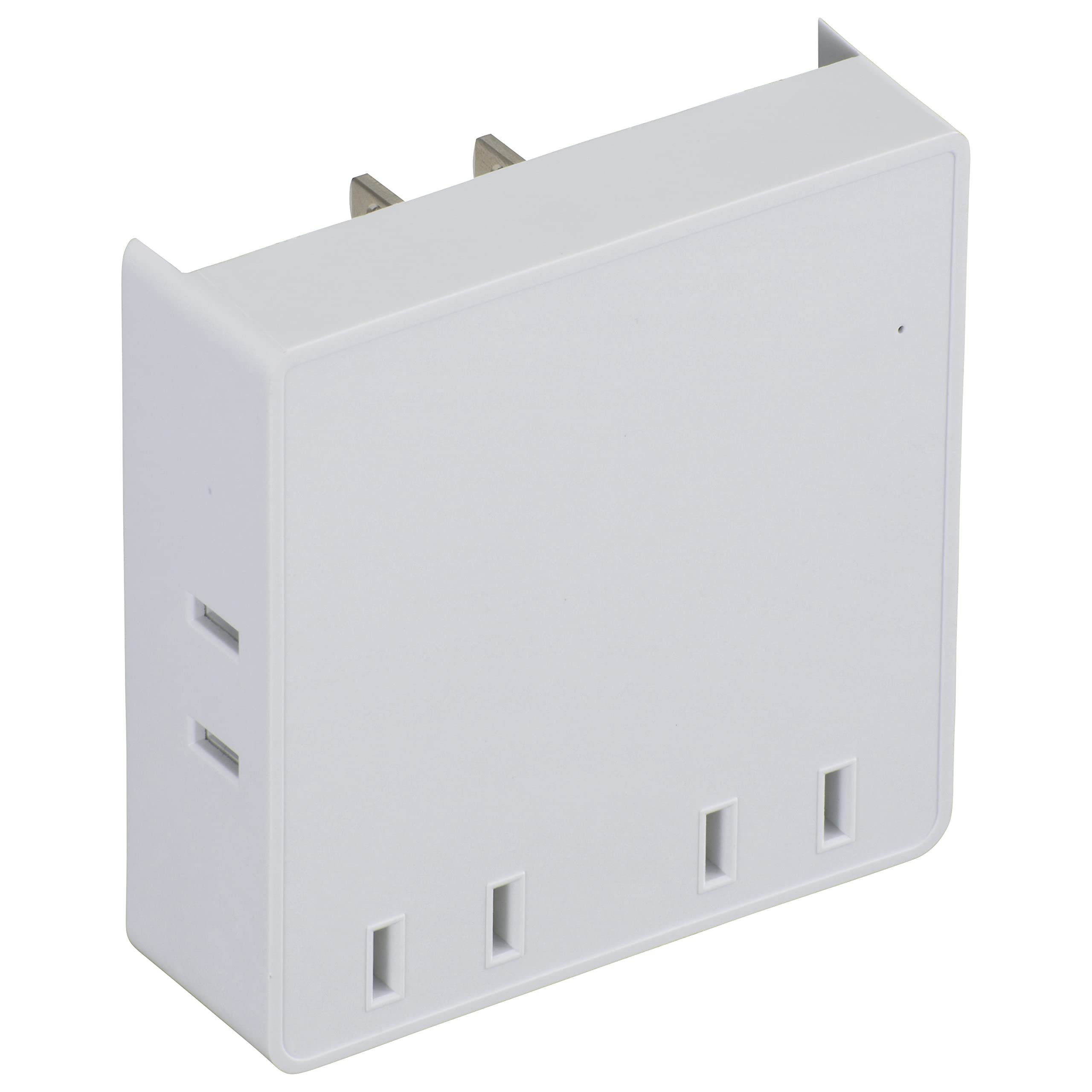 オーム(OHM) 雷ガード付 4個口拡張コンセント 00-6904 ホワイト商品画像