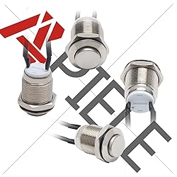 APIELE 8PCS 12mm Momentary Push Button Switch 1NO