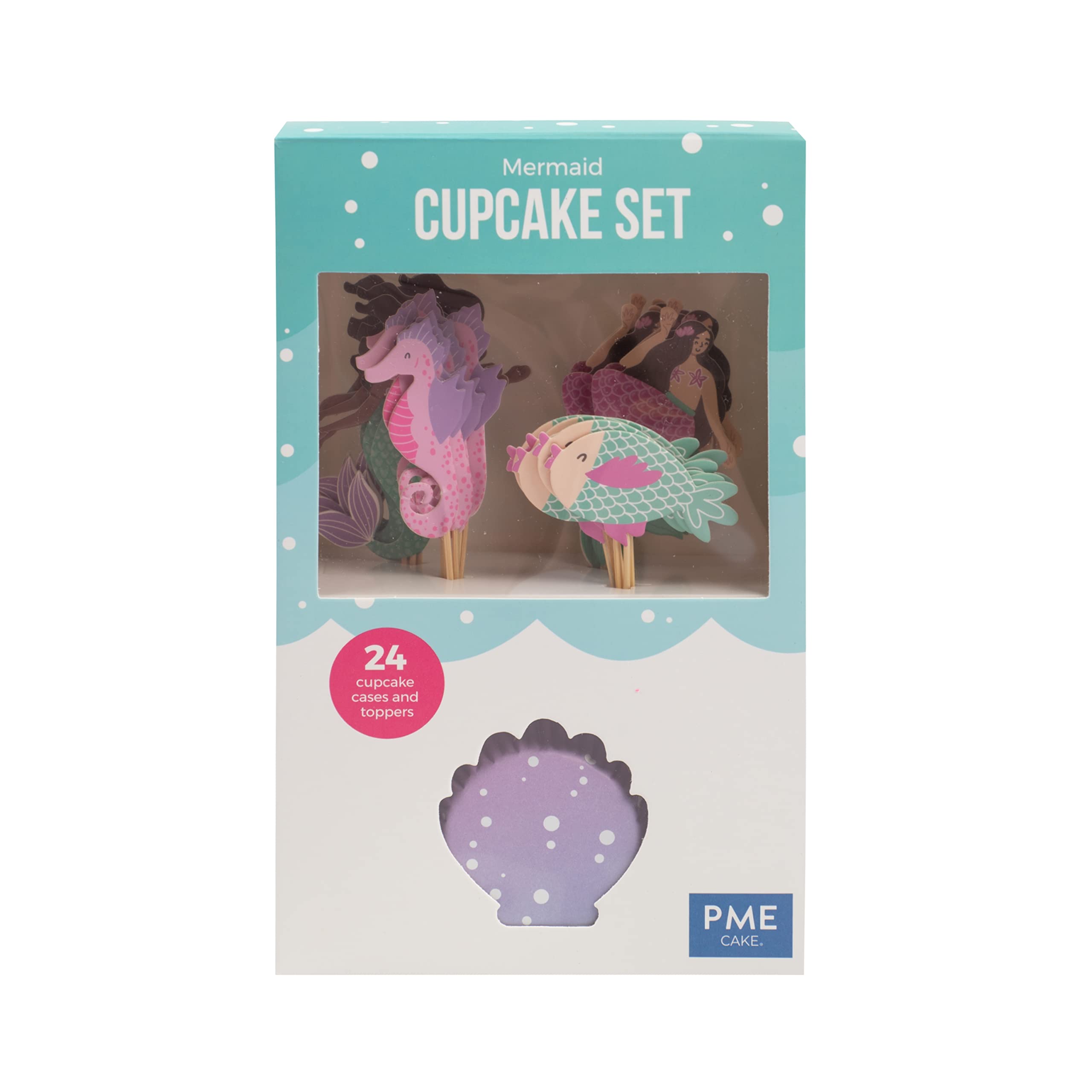 PME Cupcake Set - Mermaid, Set of 24 — image 1