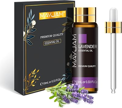 MAYJAM Lavender Essential Oil 10ML Pure Undiluted Glass Dropper