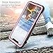 iPhone X Waterproof Case, GOCOOL iPhone X Protective Case, Clear Sound, Slim Profile, Built-in Protector, Full Protective Case for iPhone X ONLY, Waterproof, Dirtproof (Pink)