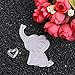 Bottone Metal Cutting Dies Stencil Template Mould for DIY Scrapbook Album Paper Card Craft Decoration New(Elephant Baby)