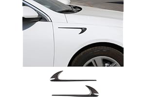 LLKUANG AMG Style Side Air Vent Fender Trim for Mercedes Benz C E GLC Class W205 W213 X253 Carbon Fiber Style