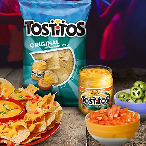 TOSTITOS DIP, SALSA CON QUESO, MEDIUM, 15OZ