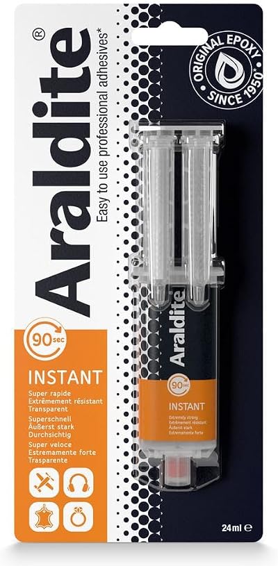 Araldite ARA-400012 Instant Syringe Epoxy 24 ml Packaging May Vary