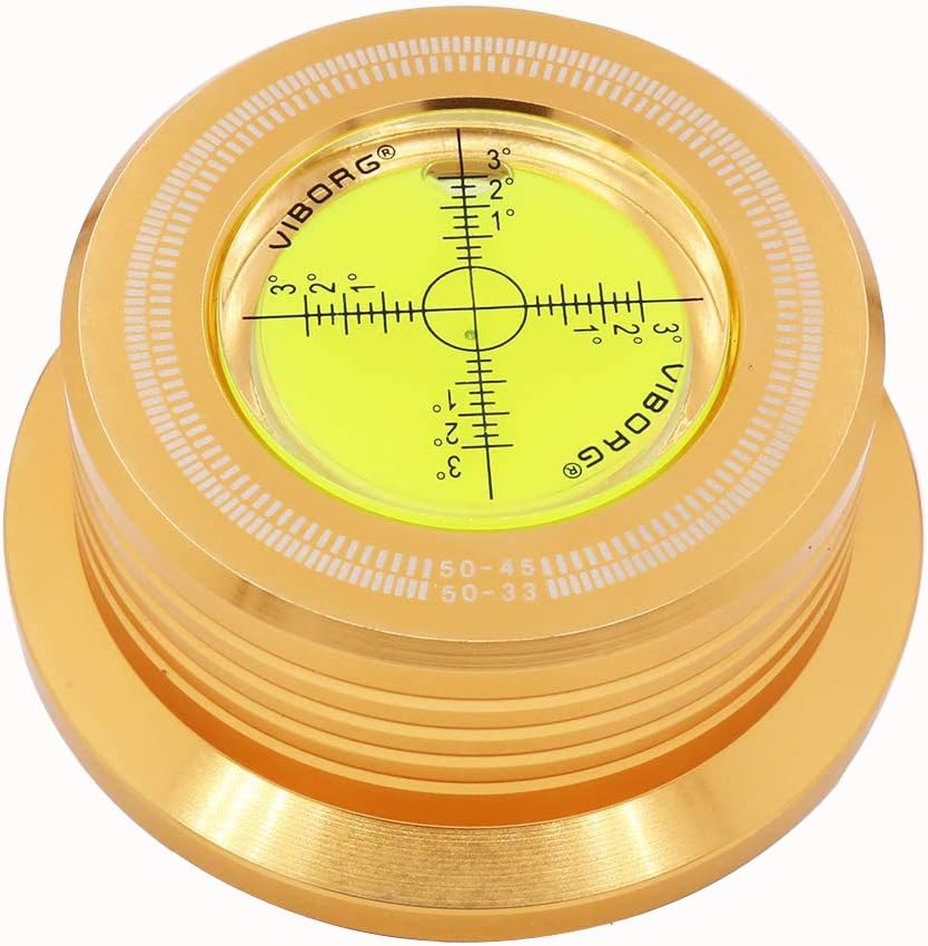 Viborg 50Hz Record Stabilizer Weight Clamp Player Turntable Disc Stabilizer For Vinyl Records (50HZ LP528G Gold) - Image 4