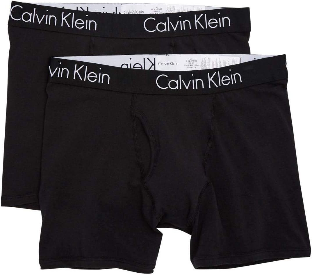Calvin Klein Calzoncillos tipo calzones para hombre elásticos, paquete