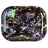 Beamer Designer Series Small Metal Rolling Tray - Painter -7 Inch x 5.5 Inch