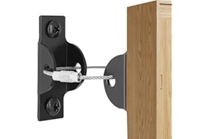 UWear Furniture Anchors Anti-Tip Straps for Baby Proofing, 400lbs Tension Earthquake Resistant Wall Anchor, Prevent Baby Pet 