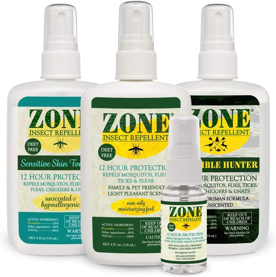 Zone Insect Repellent Super Spray Pack Mosquito, Tick