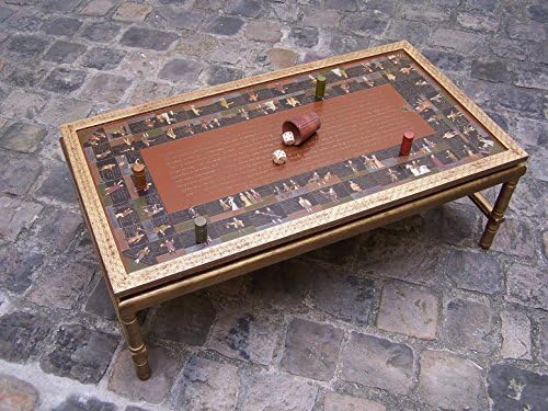 A game table : " The theaters " 69 cm / 129 cm .