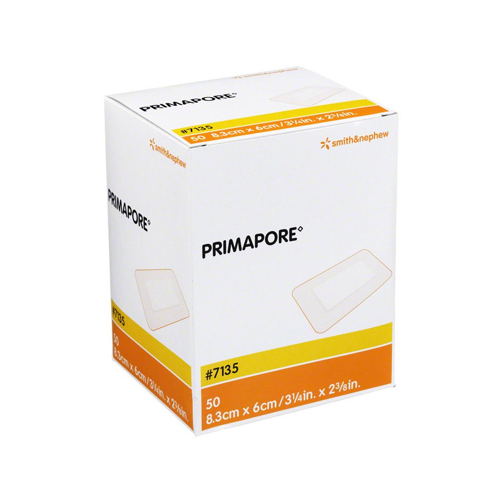 Primapore Adhesive Wound Dressing Pad 8.3 x 6cm Pack of 50