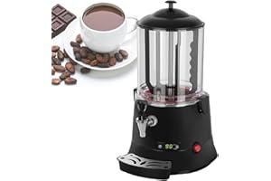 Hot Chocolate Maker Machine, Milk Heater Beverage Drink Maker, 5L/10L Commercial Hot Chocolate Maker, 30~90℃ Adjustable for M