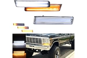 Tonsya For 1973 1974 1975 1976 1977 1978 1979 Ford F-150 Trucks,1978 1979 Ford Bronco Front Corner Turn Signal Lights Clear L