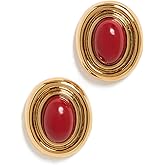 Heaven Mayhem Women's Prize Earrings, Burgundy, Red, One Size