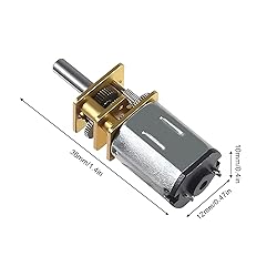 Alinan 2pcs 12V 100RPM N20 High Torque Speed