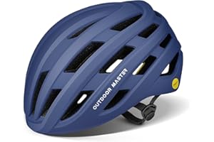 OutdoorMaster MIPS Bike Helmet for Adults-Two Removable Liners & Ventilation in Multi-Environment - Road Bicycle Helmets in Mountain, Motorway for Youth & Adult