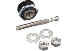 Quik-Latch Products QL-25-SB22 22mm Diameter Black Anodized Aluminum Mini Quick Release Latch