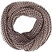 Simplicity Women' s Super Soft Winter Knit Warm Infinity Scarf, Khaki