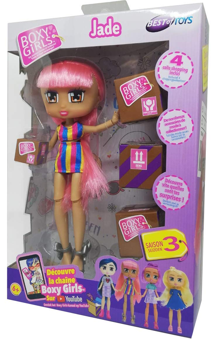 BEST OF TOYS Boxy Girls Jade Fashionista Dolls That Will Make Talk About Them - As Seen On TV
