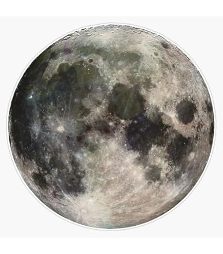 Amazon.com - Moon + Sparkle Emoji Combo Bumper Sticker Vinyl Decal 5