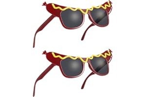 2pcs Decor Womens Glasses Mens Sunglasses Girls Deer Costume Eyeglasses for Masquerade Props Funny