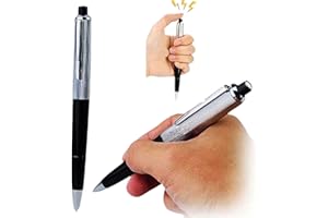Electric Shock Pen Fun Joke to Friend Electric Shock Pencil Trick Prank Gag Gadget for Fool's Day Surprise, Office Supplies