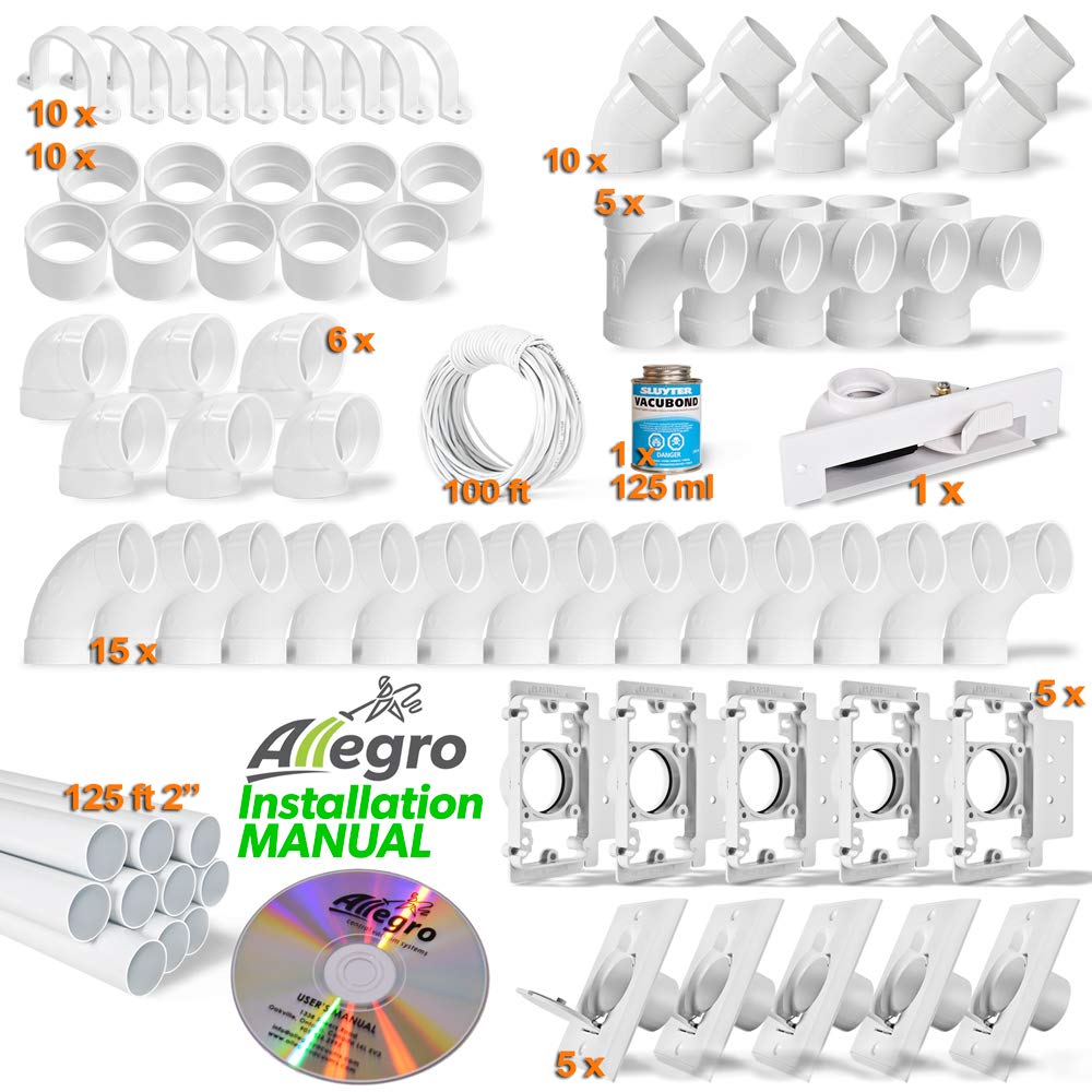 Best central vacuum inlet installation