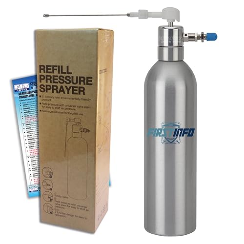 16oz Reusable Refillable Multipurpose Aerosol Spray Bottle and Spray Tip Set Amazon.co.uk