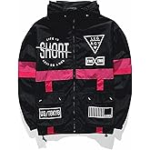 AITFINEISM Men's Lightweight Windbreaker Jacket Casual Zip Up Jackets With Hooded