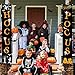 Whaline Hocus Pocus Halloween Banner Indoor/Outdoor Decorative Hanging Sign for Home Office Front Door Porch Welcome Halloween Decorations