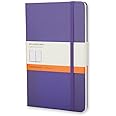 Moleskine Classic Notebook, Hard Cover, Large (5" x 8.25") Ruled/Lined, Brilliant Violet, 240 Pages