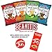 Beanitos Chips Variety Pack 8 Bags 4 Flavors (2 Original Black Bean, 2 Chipotle BBQ, 2 Nacho Cheese, 2 Restaurant Style) All Natural Gluten Free High Fiber Vegan No Preservatives Certified Kosher (8) Includes Exclusive Simples Recipes With Chips Booklet By Custom Varietea (1.2 oz Each)