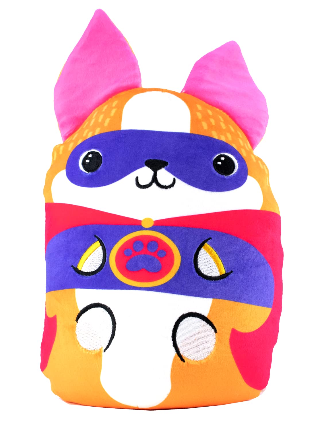 Dogs vs Squirls - Jumbo - Nigel - Super Soft and Squishy Stuffed Bean-Filled Plushies - Great for Kids, Boys, & Girls! Collect These as Desk Pets or Room Décor!